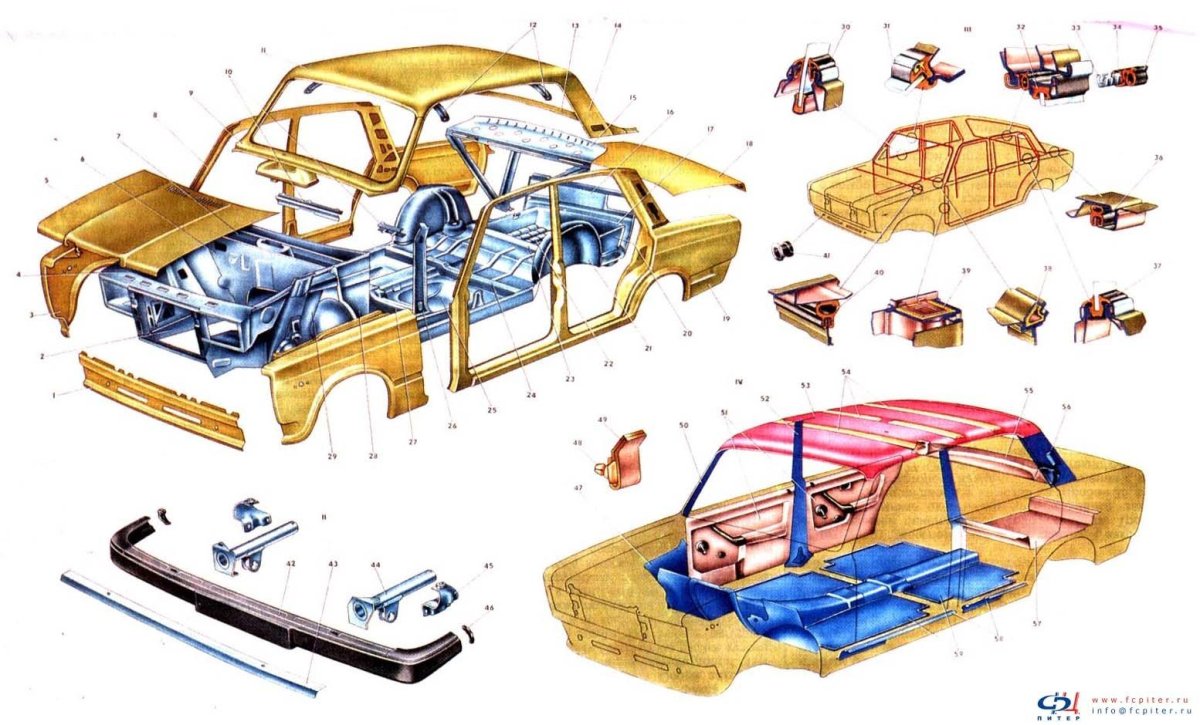 Кузов автомобиля ВАЗ 2107