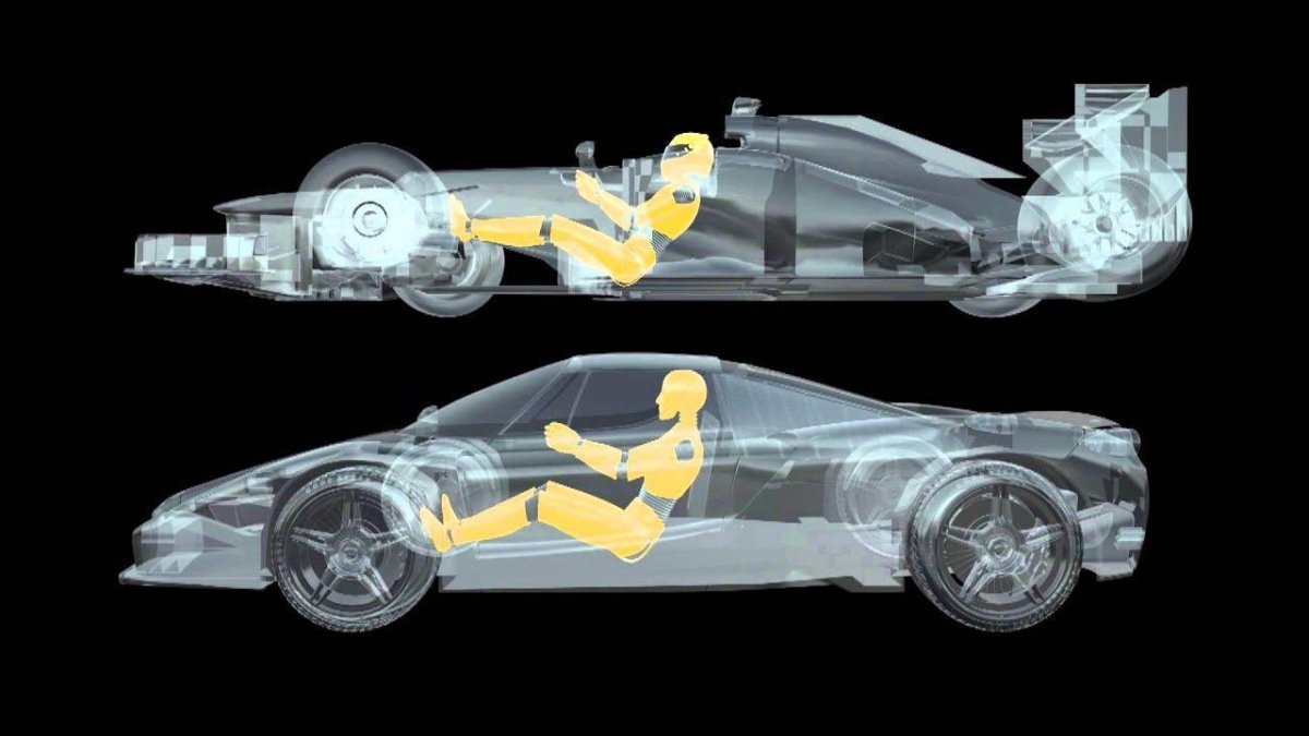 Посадка в болиде формулы 1