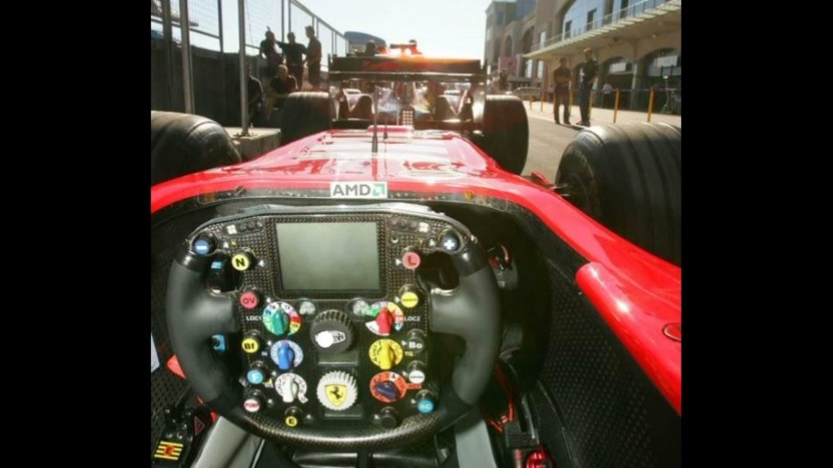 Руль болида ф1