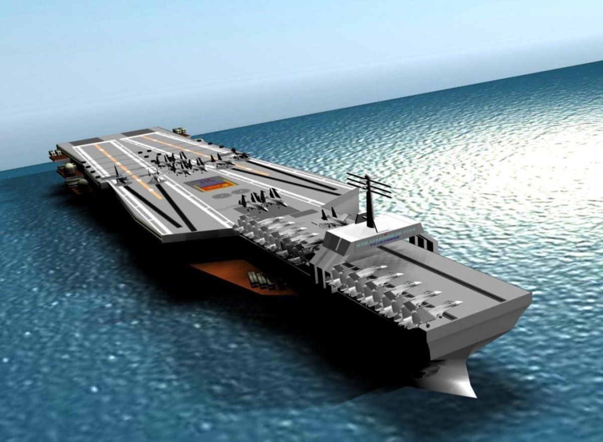Авианосец тримаран