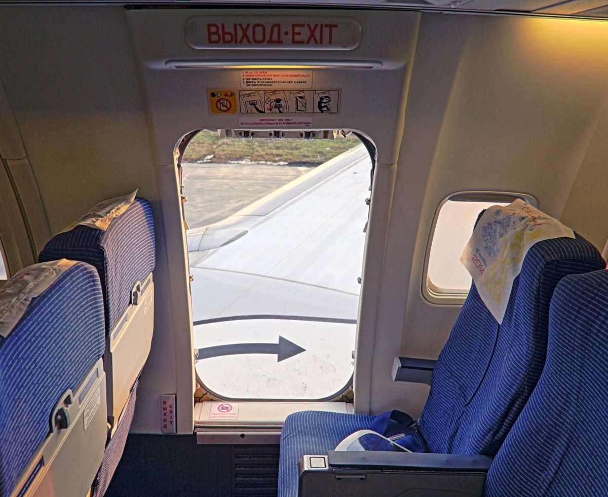 Аварийный выход Boeing 737