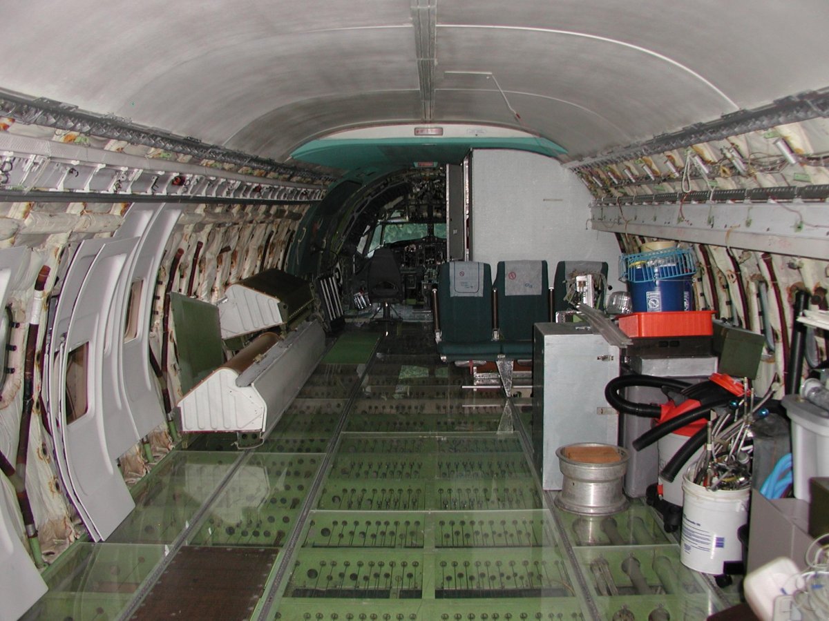 Боинг 727 внутри