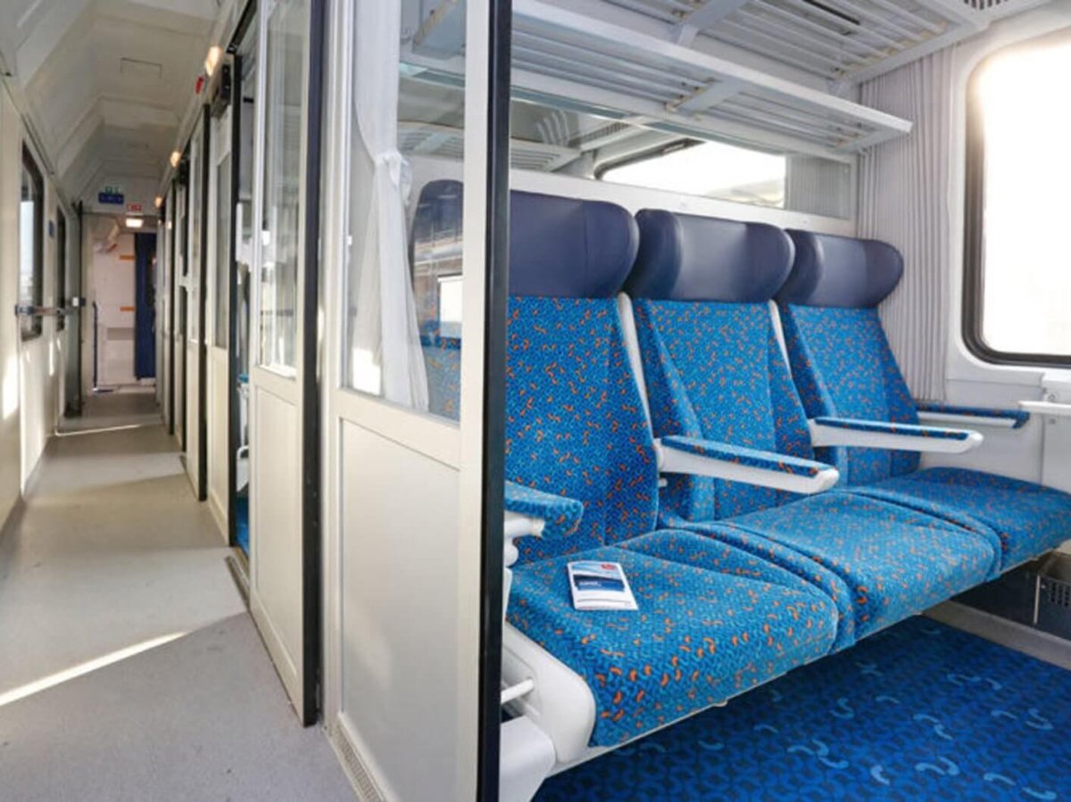Вагон сидячий РЖД купе