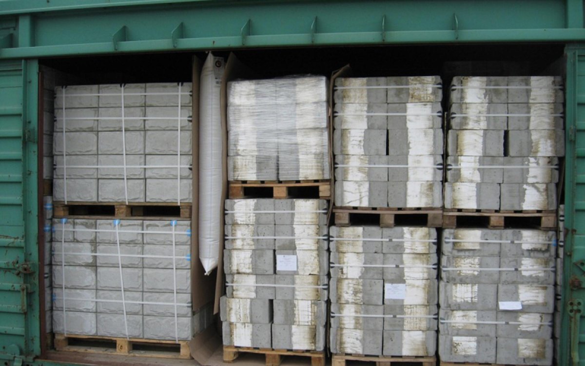 Упаковка груза поддон