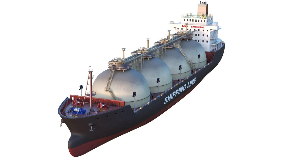 Танкер 3d модель