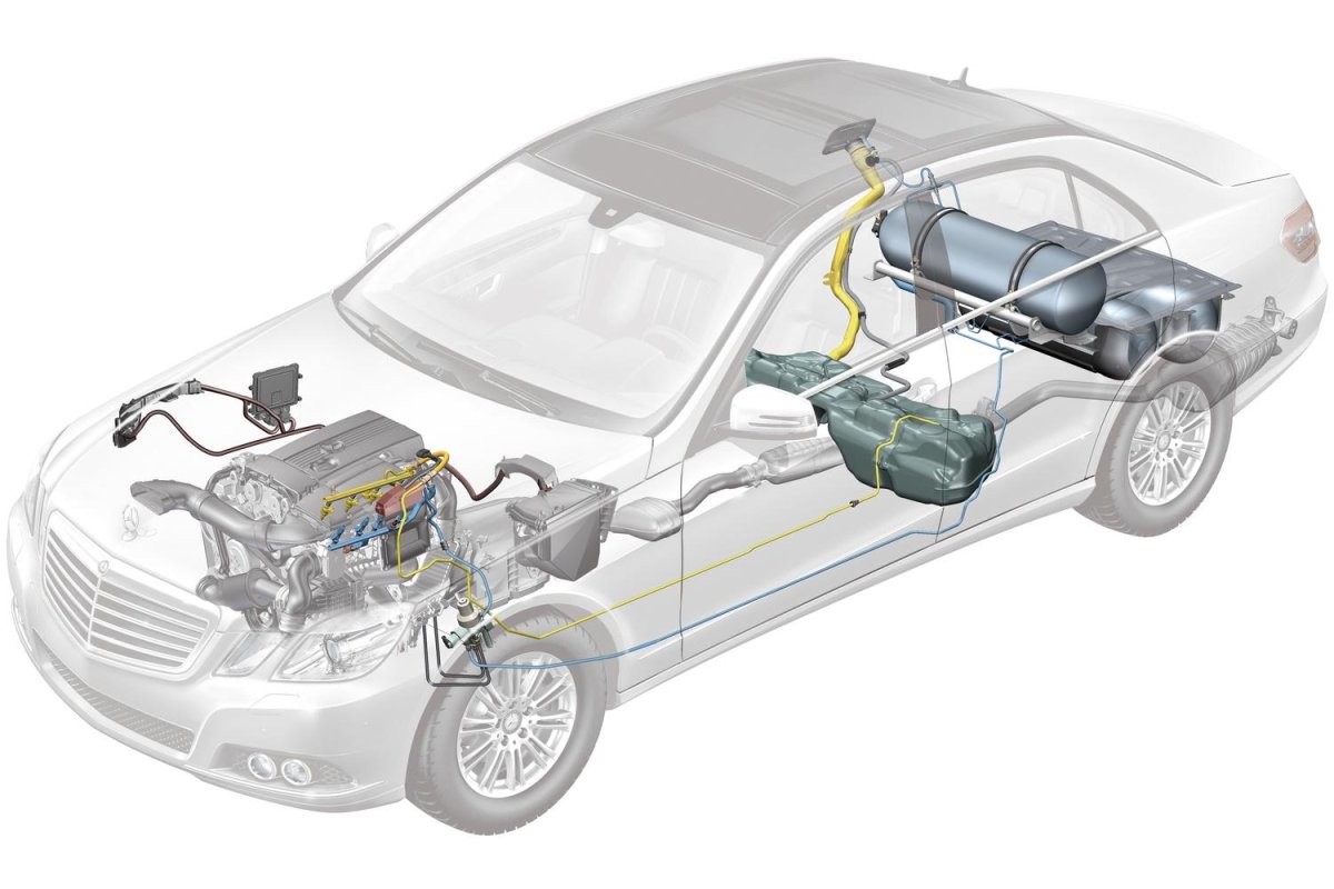 Топливная система Мерседес 212