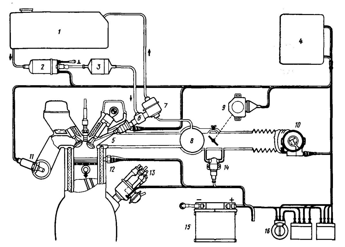 Система питания e-Tec 600 система впрыска