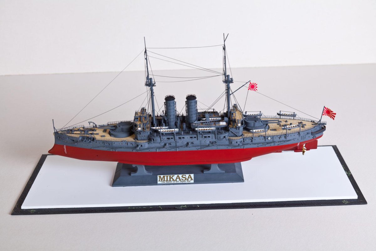 Броненосец Микаса модель 1/350