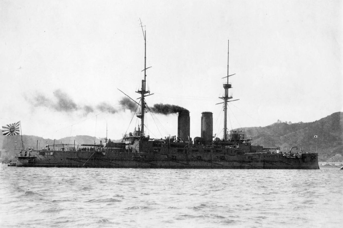 Броненосец Микаса 1904