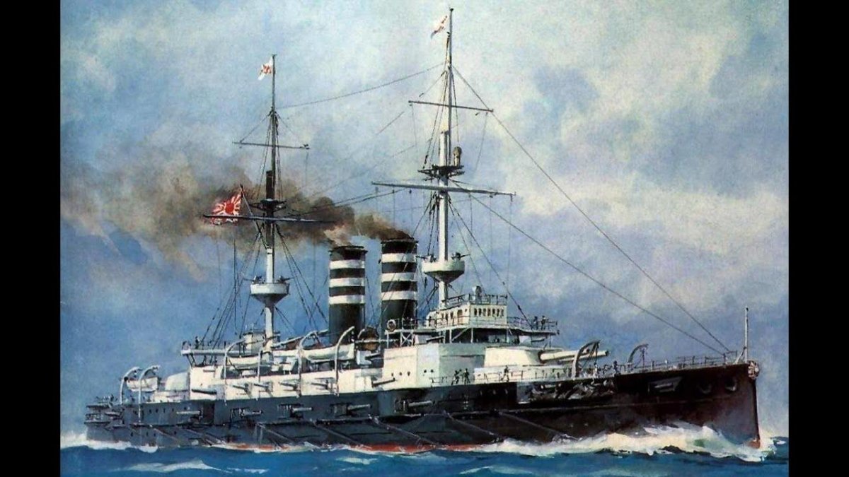 Броненосец Микаса Цусимское сражение