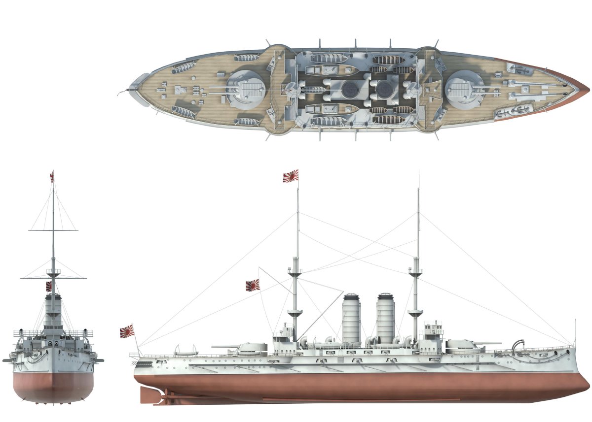 Микаса броненосный крейсер