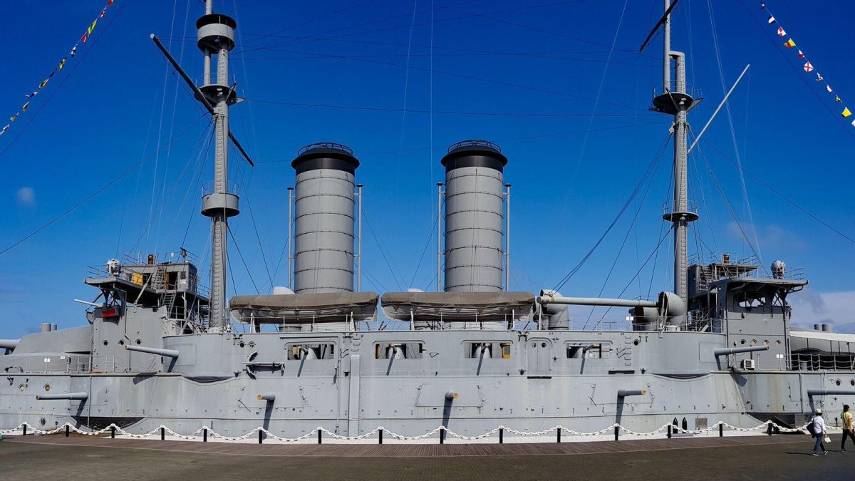 Микаса броненосец музей