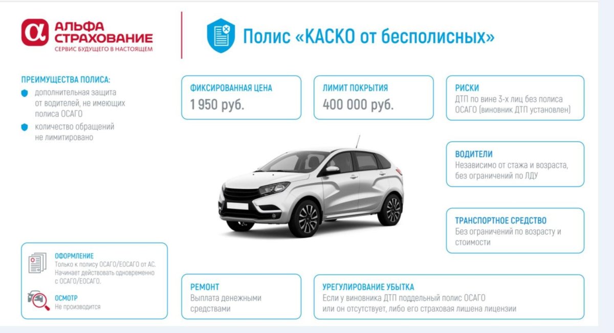 Преимущества полиса каско