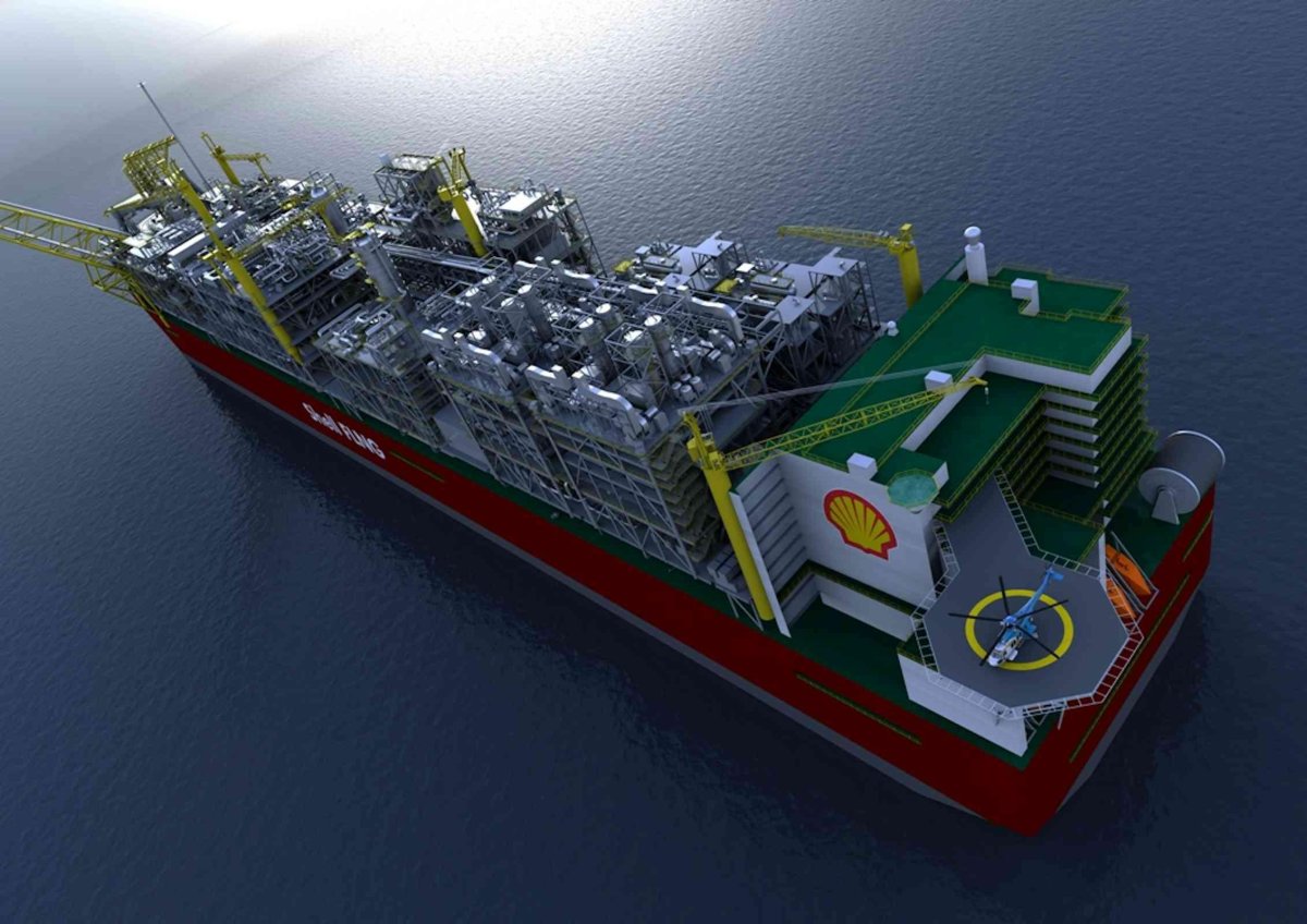 Prelude FLNG судно