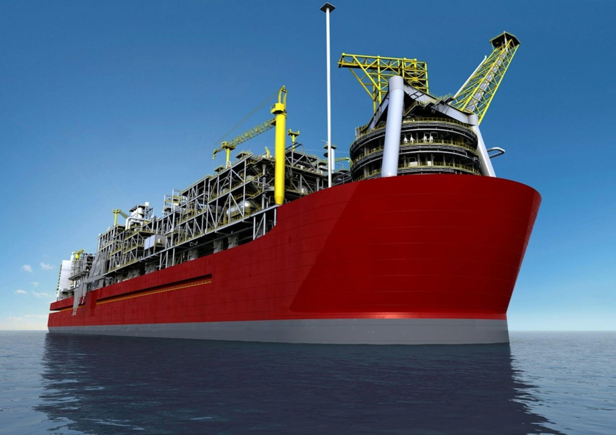 Плавучий завод Prelude FLNG