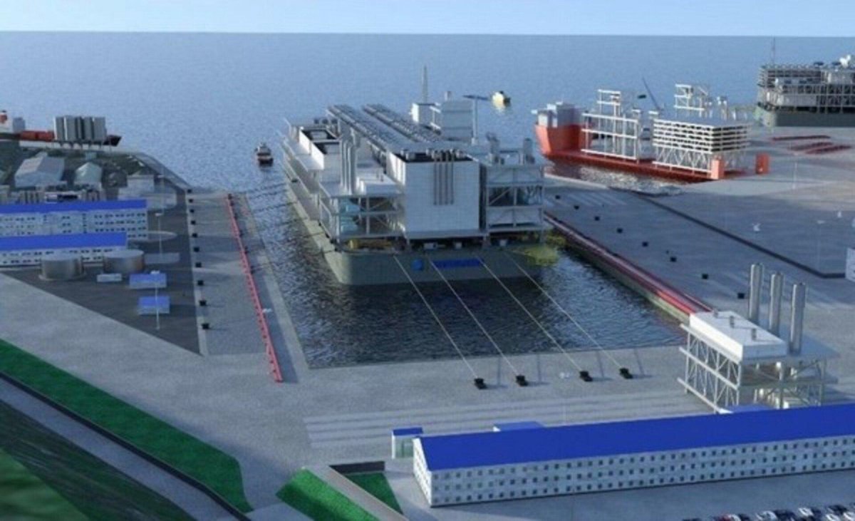 Арктик СПГ 2 платформа