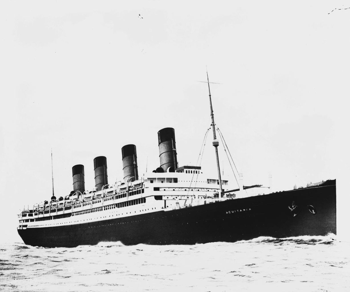 RMS Aquitania 1914