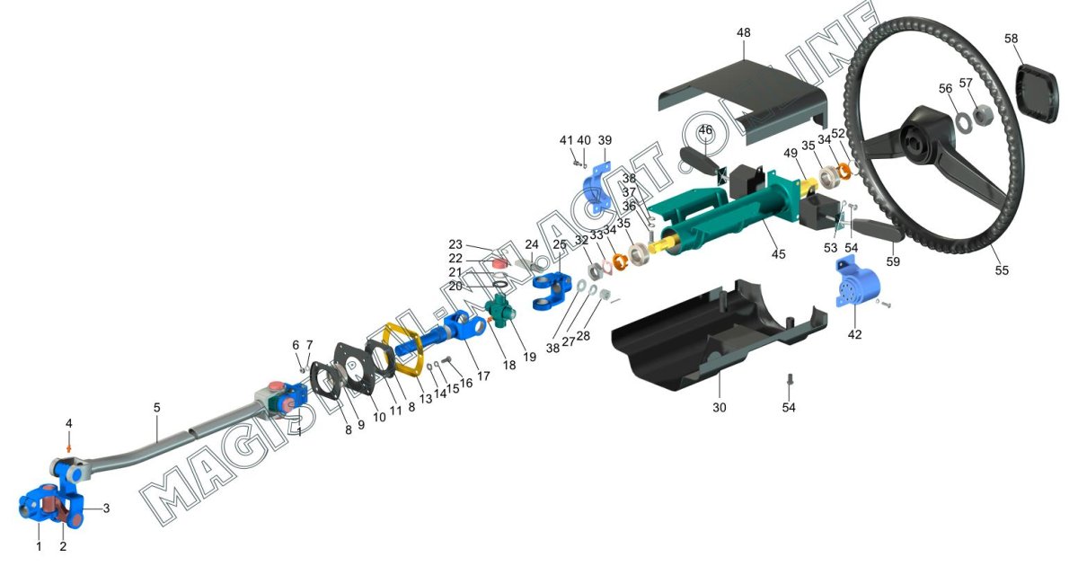 ГАЗ 3309 дизель рулевое управление