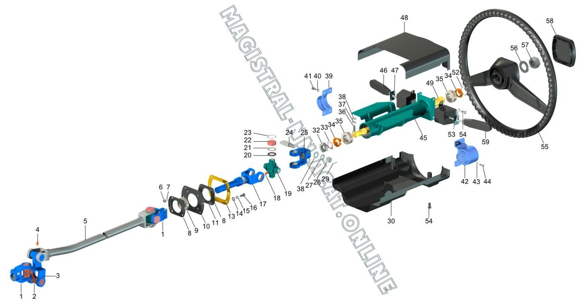 Рулевое управление ГАЗ 3309