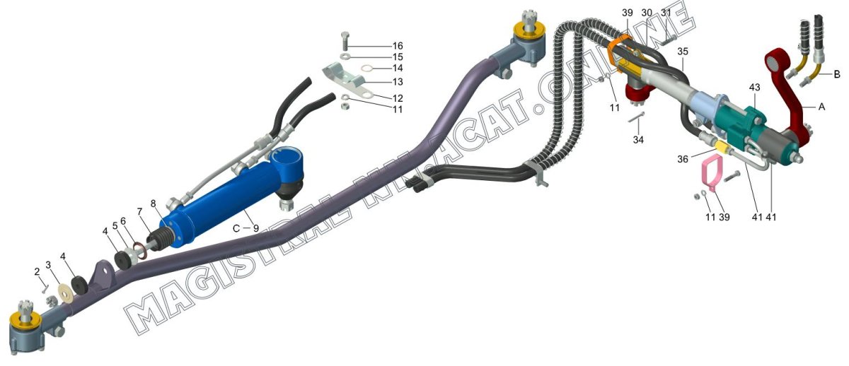 ГАЗ 3309 гидравлика рулевого управления