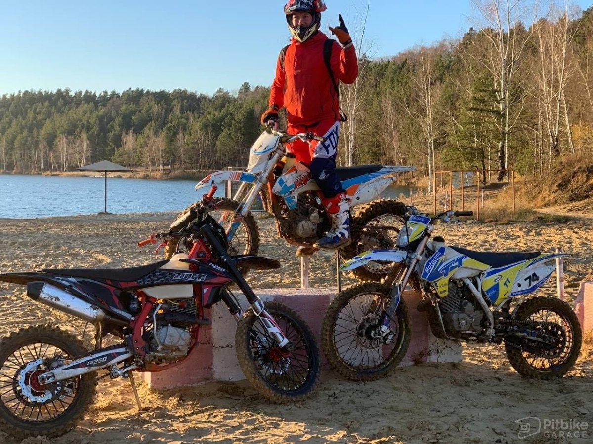 Катание на питбайках