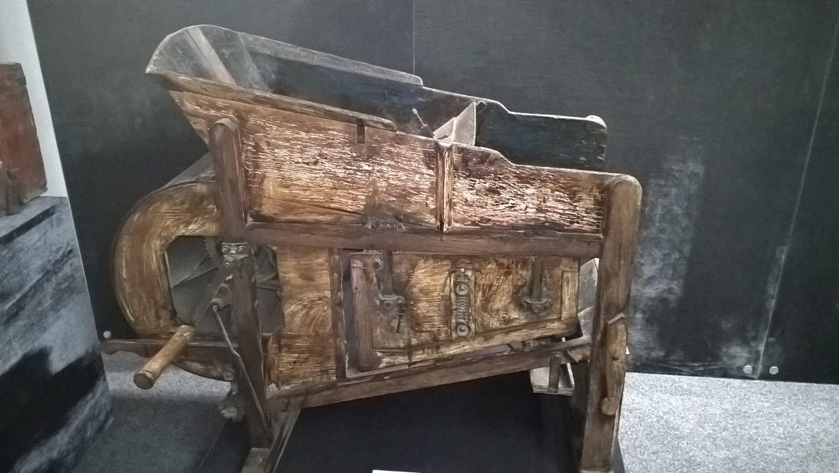 Молотилка и веялка 19 век