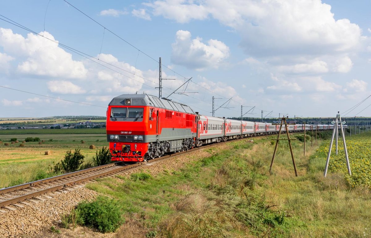 Тепловоз тэп70бс КЖД