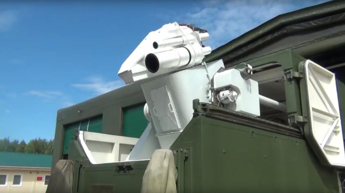 Российский лазер военный комплекс Пересвет