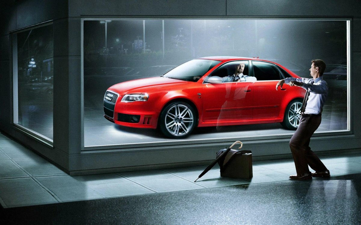 Реклама на машине