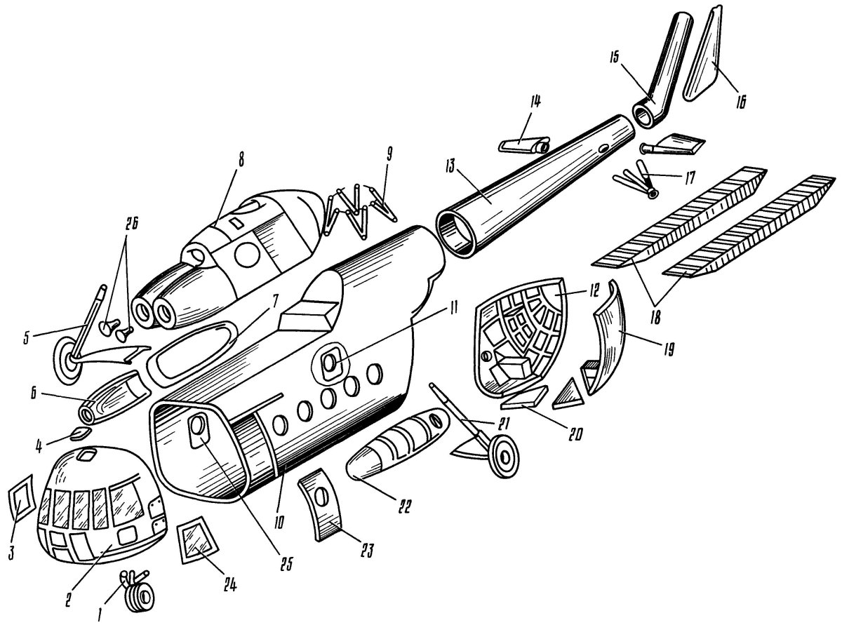 Конструкция носовой части фюзеляжа