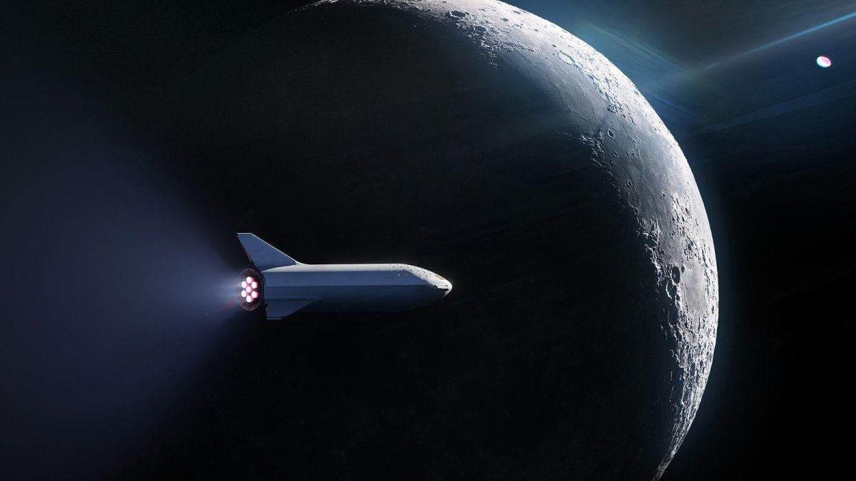 Starship SPACEX Moon