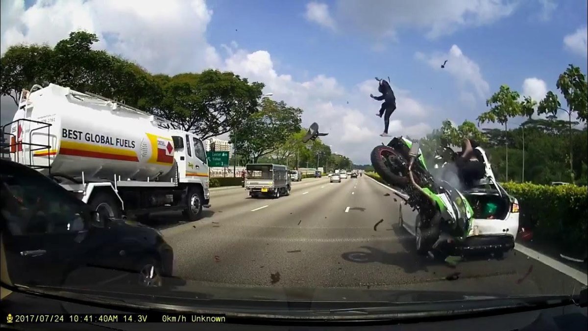 ДТП байкеров мотоциклов жесть