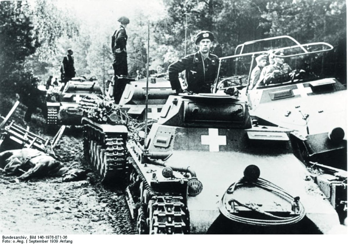 Немецкие танки в Польше 1939