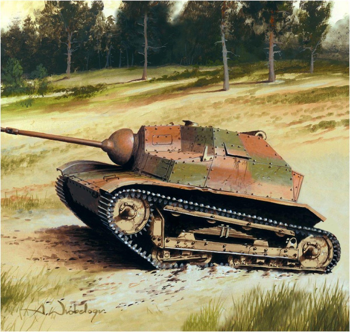 Польский танк TKS 20