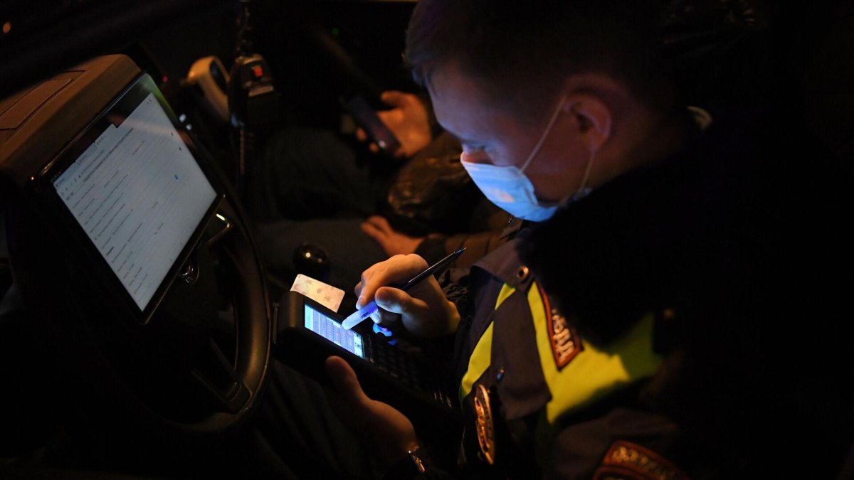 Нетрезвый водитель ГИБДД