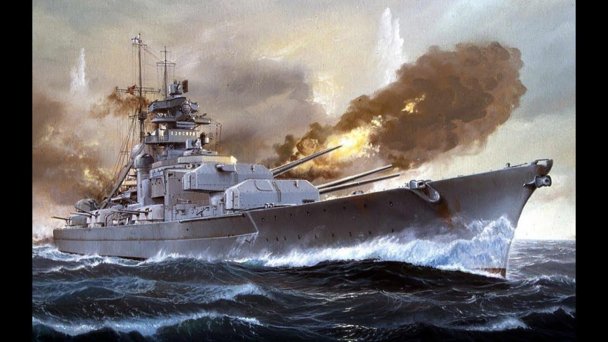 Корабль линкор бисмарк