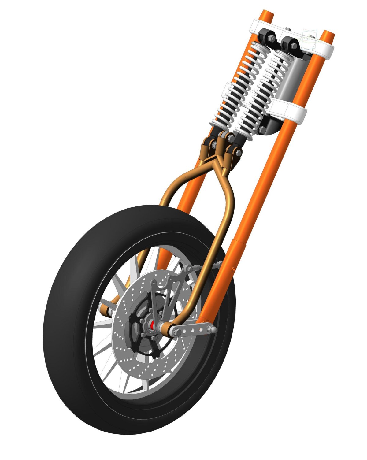 Вилка спрингер на Урал