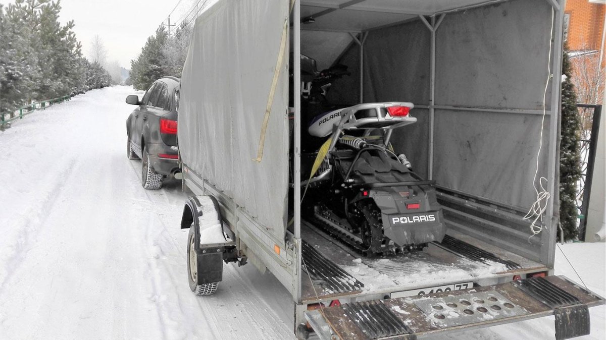 Прицеп для снегохода