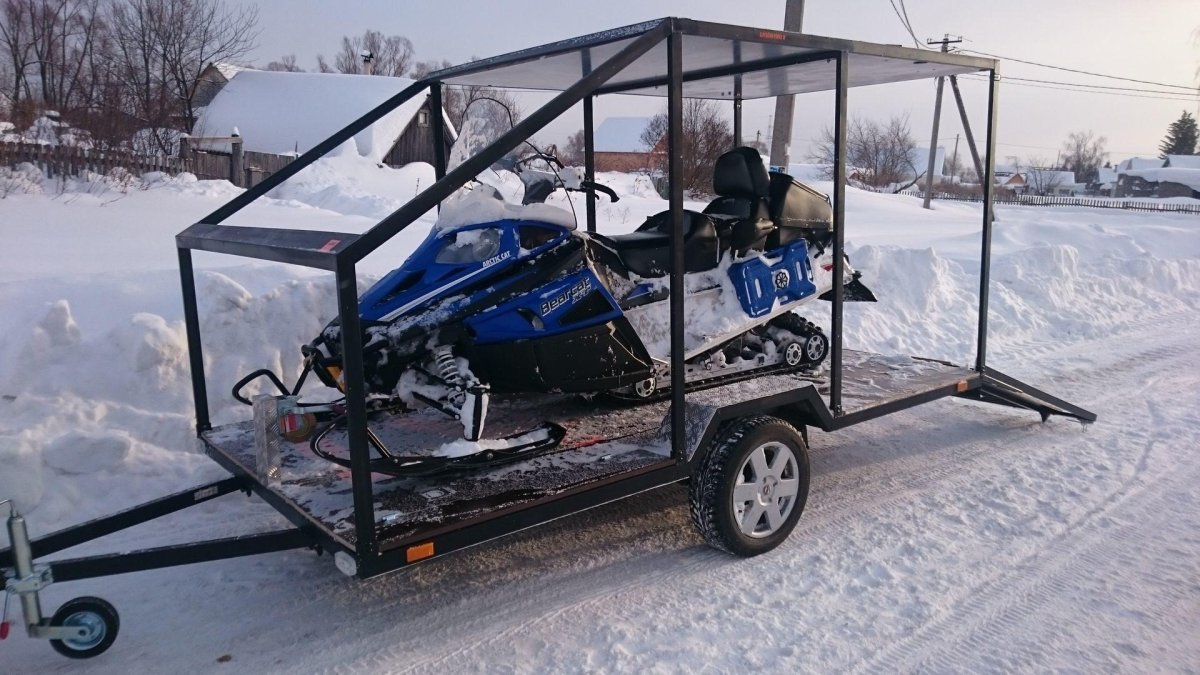 Прицеп для снегохода