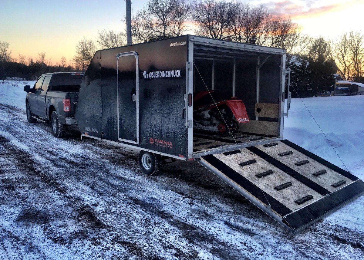 Прицеп respo для снегохода