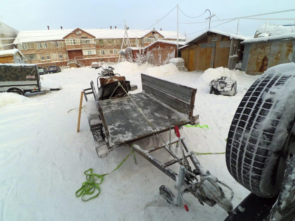 Прицеп для снегохода