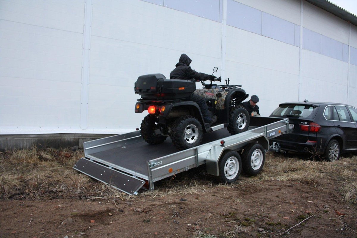 МЗСА прицеп 2 квадроцикла