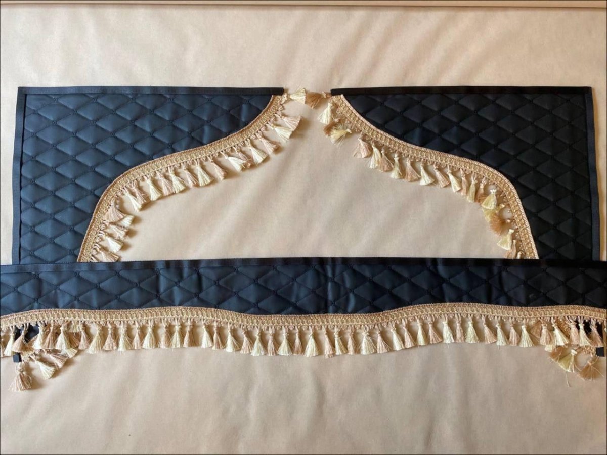 Ламбрекены на Газель бизнес из экокожи