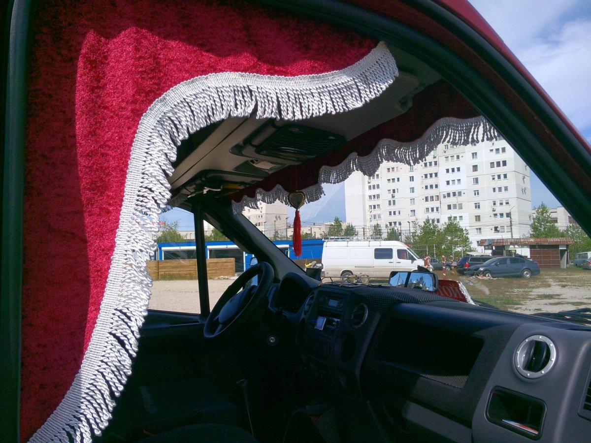 Ламбрекены на Газель Некст экокожа