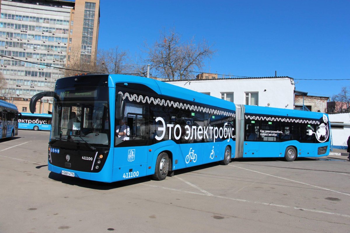 Электробус гармошка КАМАЗ 6292