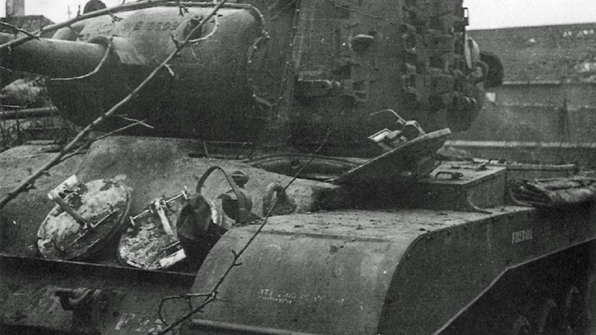 M26 Pershing подбитый