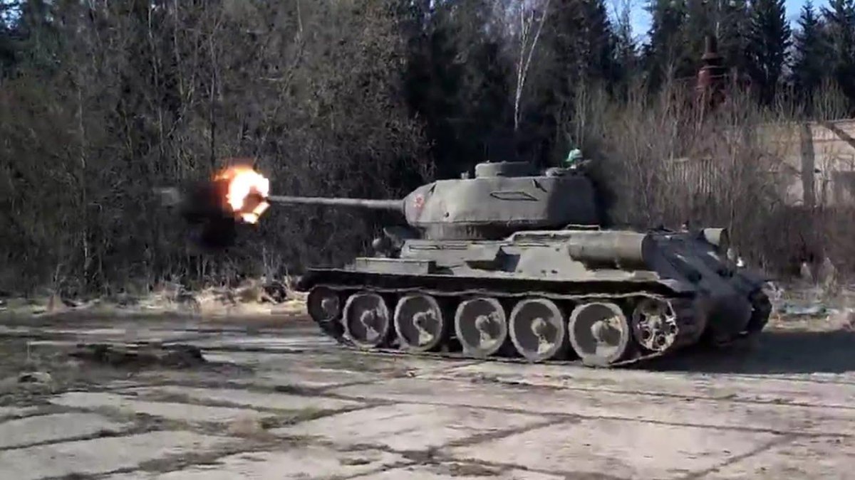 Т 34 выстрел