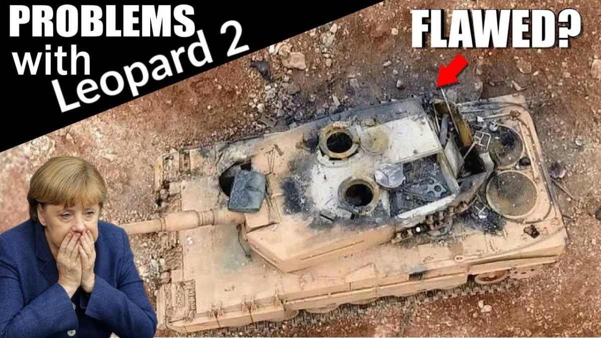 Леопард 2а6 подбитый