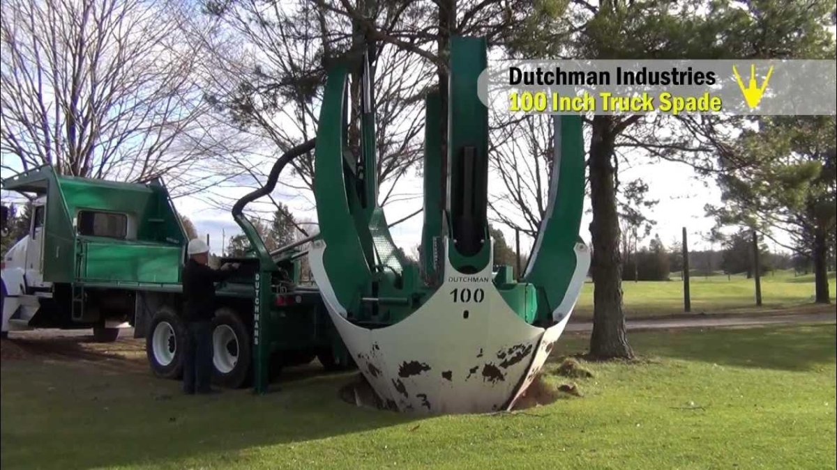 Машина для выкапывания деревьев