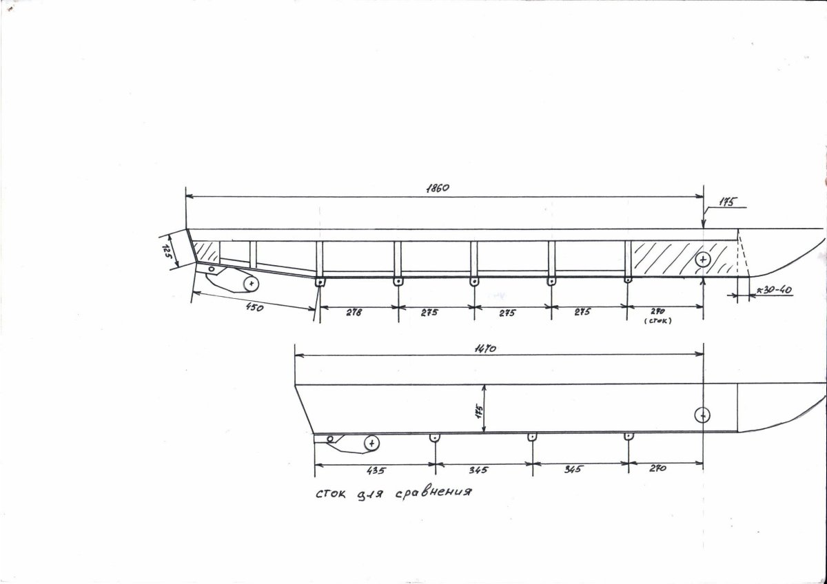 Рама снегохода Буран чертежи